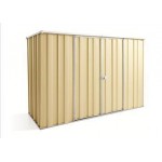 Spanbilt Yardstore F83-D Colour 2.105m x 1.41m x 1.80m Flat Roof Garden Shed Medium Garden Sheds 